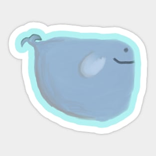 FATTY WHALE Sticker